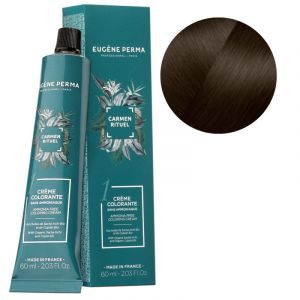 Coloration sans ammoniaque Carmen Rituel n°5.12 châtain clair cendré irisé Eugène Perma 60ML