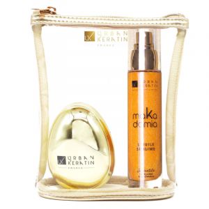 Trousse Huile pailletée Makadamia Urban Keratin