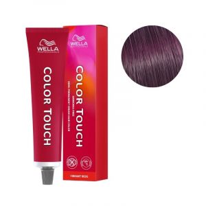Coloration Color Touch Vibrant Reds 44/65 Châtain Moyen Violine Acajou Intense Wella 60ml