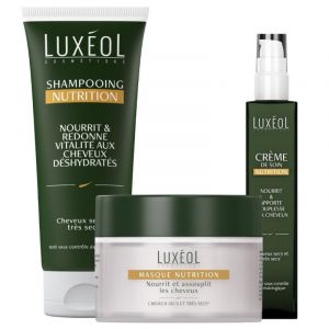 Trio nutrition intense cheveux secs à très secs Luxéol