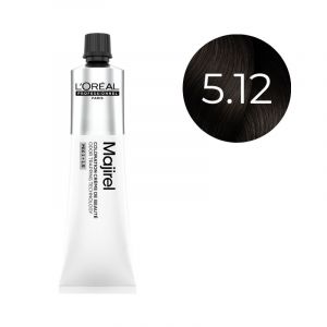 Coloration Majirel Ch&acirc;tain Clair Cendr&eacute; Iris&eacute; 5.12 L'Or&eacute;al Professionnel 60ml