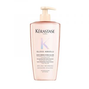 Bain cr&egrave;me cheveux &eacute;pais rechargeable Hydra-Glaze Gloss Absolu Cr&egrave;me K&eacute;rastase 500ML