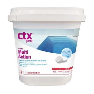 CTX 393 - Multi action 250 g - 5 kg - 1x5 kg - Chlore, oxyg&egrave;ne actif, brome - CTX