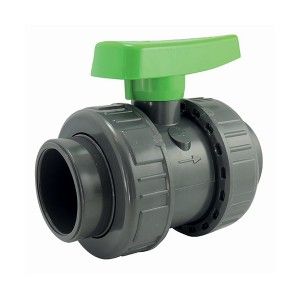 Vanne &agrave; boisseau PVC pression &agrave; coller FF Codital - S&eacute;rie 5431 - &Oslash;32 - Raccords - Codital