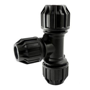 Té 90° réduit PE Compression Codital Ø25-20 - Raccord PE compression - Codital