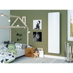 Radiateur double corps de chauffe vertical Hekla - Blanc - 2000W