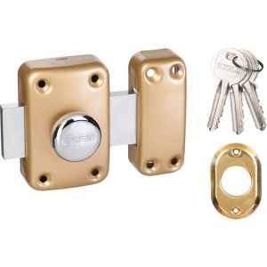 Verrou de s&ucirc;ret&eacute; &agrave; bouton - 40 mm - Exem