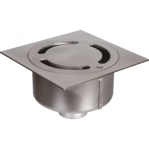 Siphon de sol Netdrain Standard - Inox 304 sabl&eacute;e - ACO