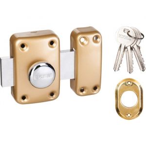 Verrou de s&ucirc;ret&eacute; &agrave; bouton - 50 mm - Exem