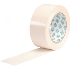 Ruban adh&eacute;sif PVC blanc - Rouleau de 100 m x 50 mm - Antalis