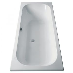Baignoire droite à encastrer 170 x 75 cm - Vidage inclus - Malaga - Valentin