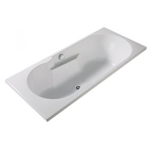Baignoire droite à encastrer 180 x 80 cm - Vidage inclus - Jema - Valentin
