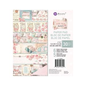 With Love Bloc de papiers 15 x 15 cm