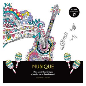 Carnet Happy coloriage Musique