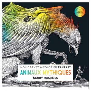 Mon carnet à colorier fantasy - Animaux mythiques