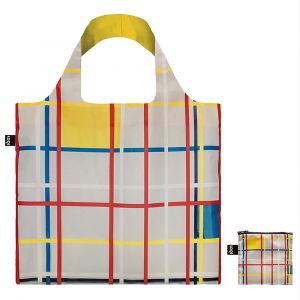 Sac shopping pliable avec pochette zip P. Mondrian New York city 3 - Loqi