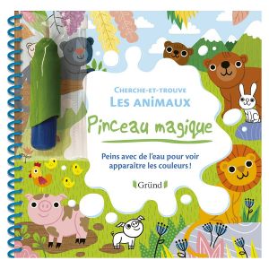 Livre de coloriage Pinceau magique : Cherche-et-trouve Les animaux