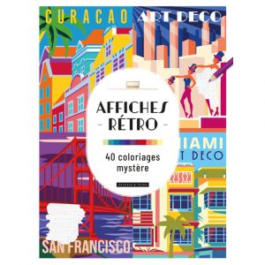 Affiches rétro 40 Coloriages mystères
