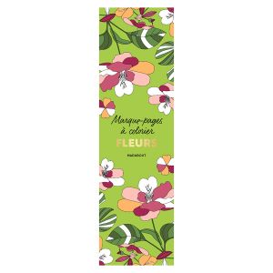 Marque-pages à colorier Fleurs