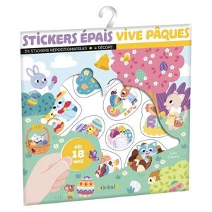 Pochette de Stickers &eacute;pais Vive P&acirc;ques