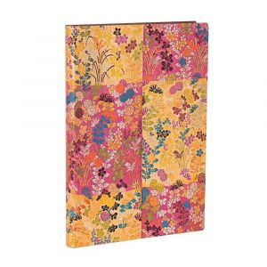 Carnet souple 17,5 x 12 cm 176 p Uni Kara-ori rose - Paperblanks