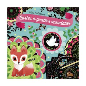 Pochette Mes cr&eacute;ations : Cartes &agrave; gratter Mandalas