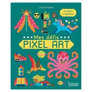 Livre de coloriage Mes défis Pixel Art