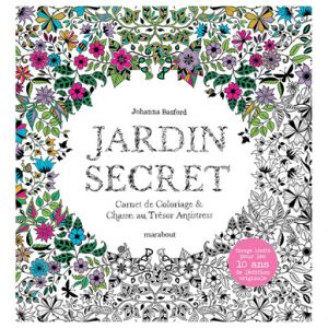 Carnet de coloriage Jardin secret Edition Collector