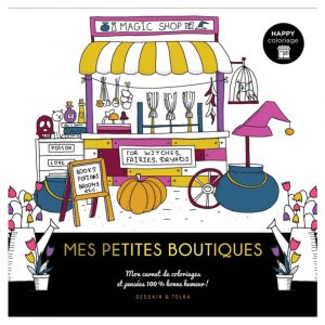 Carnet Happy coloriage Mes petites boutiques
