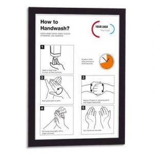 Cadres d'affichage mural Durable Duraframe - adh&eacute;sif et repositionnable - A4 - blanc - pack de 10