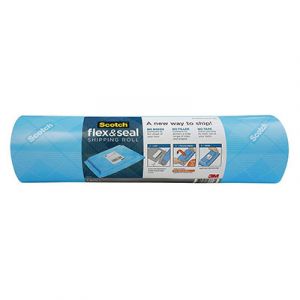 Rouleau d'exp&eacute;dition Flex Seal Scotch - 38 cm x 3 m - bleu