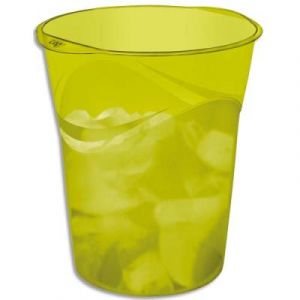Corbeille &agrave; Papier Tonic de Cep - 16 litres - coloris vert Anis