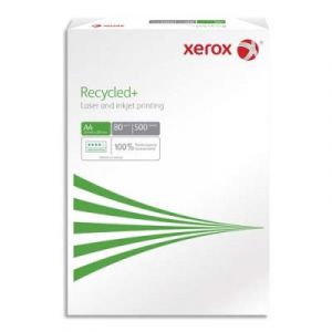 Papier 100% recyclé Xerox Recycled+ - 80g - A4 -  CIE 85 - ramette de 500 feuilles