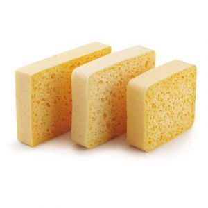 Eponges v&eacute;g&eacute;tales N&deg;6 blondes - Lot de 10