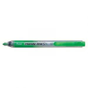 Surligneur Pentel Handy Line S pointe biseaut&eacute;e r&eacute;tractable - 4 mm - Vert