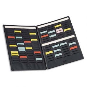 Paire de volets de couverture Val-Rex Mini-Planner - 3 bandes de 16 fiches - indice 2