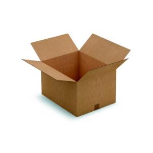 Caisse am&eacute;ricaine RAJA carton simple cannelure - L.int. 50 x l.40 x h.30 cm - Kraft brun - Lot de 20