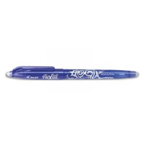 Roller Pilot FriXion Ball - pointe fine 0,5mm - encre thermosensible effa&ccedil;able bleue
