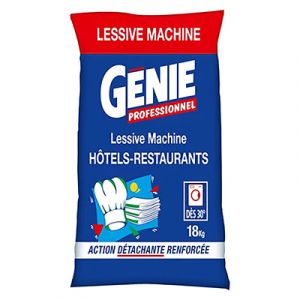 Lessive en poudre Génie Professionnel pour hôtels-restaurants - 360 doses