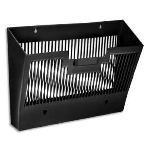 Corbeille murale magn&eacute;tique CEP -  24 x 32 cm - charge 2 kg - L36,4 x H25,7 x P10,1 cm - noire
