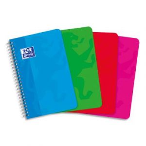 Carnet Oxford -spirales - 9 x 14 cm - 100 pages - 5x5