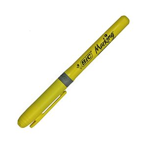 Surligneur Bic Brite Liner Grip - jaune