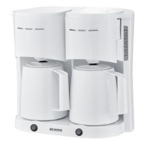 SEVERIN Cafeti&egrave;re &eacute;lectrique duo KA 9314, blanc