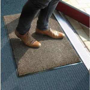 Tapis d'accueil Floortex Ultimat - 90 x 150 cm - trafic intense - marron