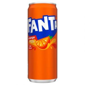 Fanta orange - canette slim de 33 cl - pack de 24