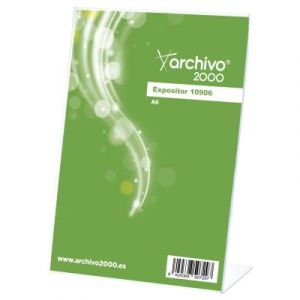 Presentoir de table vertical - inclin&eacute; - A6