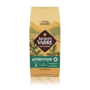 Caf&eacute; en grain Jacques Vabre - paquet de 1 kg
