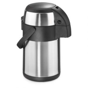 Pichet isotherme &agrave; pompe en acier inoxydable 190 cl