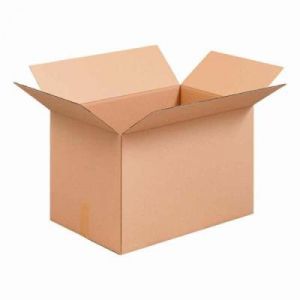 Caisse am&eacute;ricaine simple cannelure kraftliner Master'In 600 mm x 400 mm x 400 mm