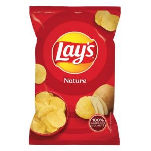 Paquet de Chips Lay's nature - Lot de 20 sachets de 45 g